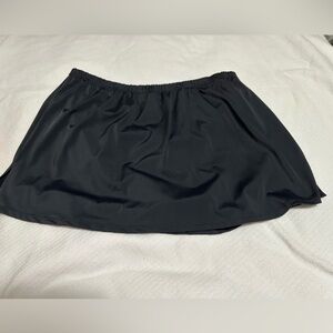 Swimsuits For All Black Bubble Mini Swim Skirt